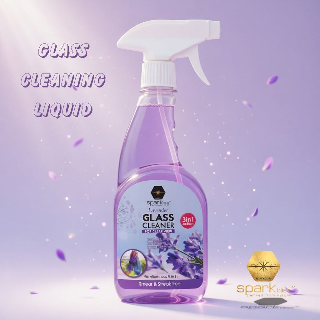 Alore Via - Glass Cleaner Spray | Ultra Shine for TV, Mirror & Car Windshield | গ্লাস ক্লিনার