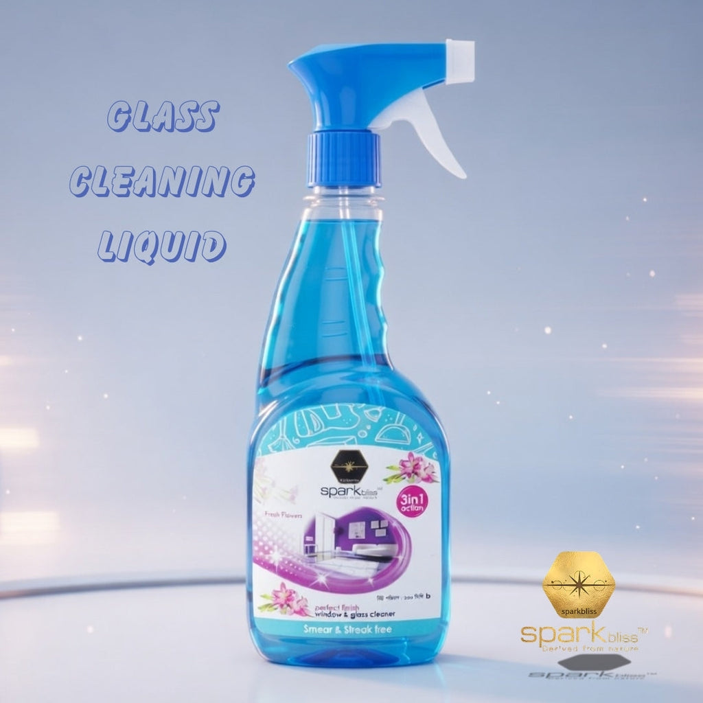 Alore Via - Glass Cleaner Spray | Ultra Shine for TV, Mirror & Car Windshield | গ্লাস ক্লিনার
