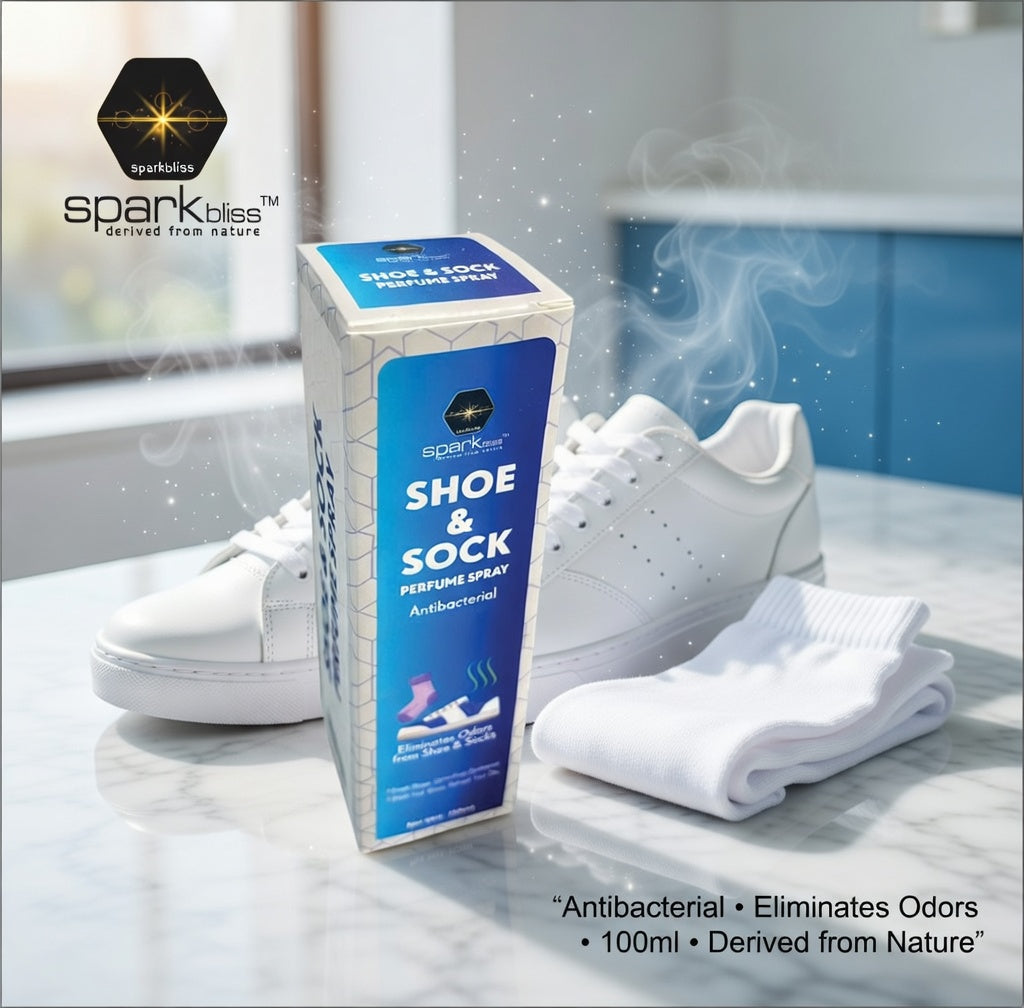 Alore Via - Shoe & Sock Deodorant Spray 100ml | Ocean Mist Antibacterial | শু ডিওডোরেন্ট