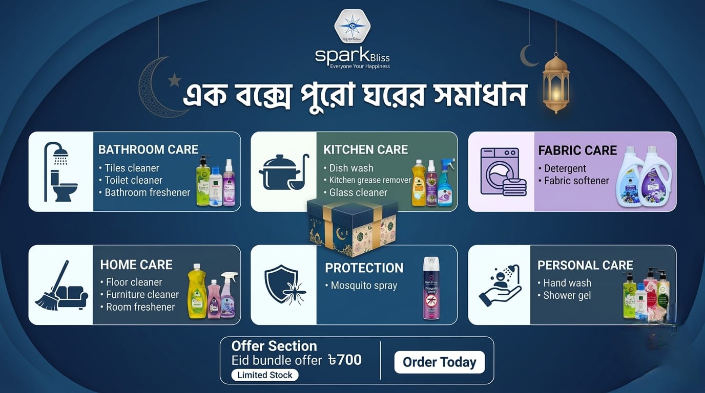 ঈদ-উল-সংসার Premium Gift Basket | Alore Via Room Freshener + Hand Wash