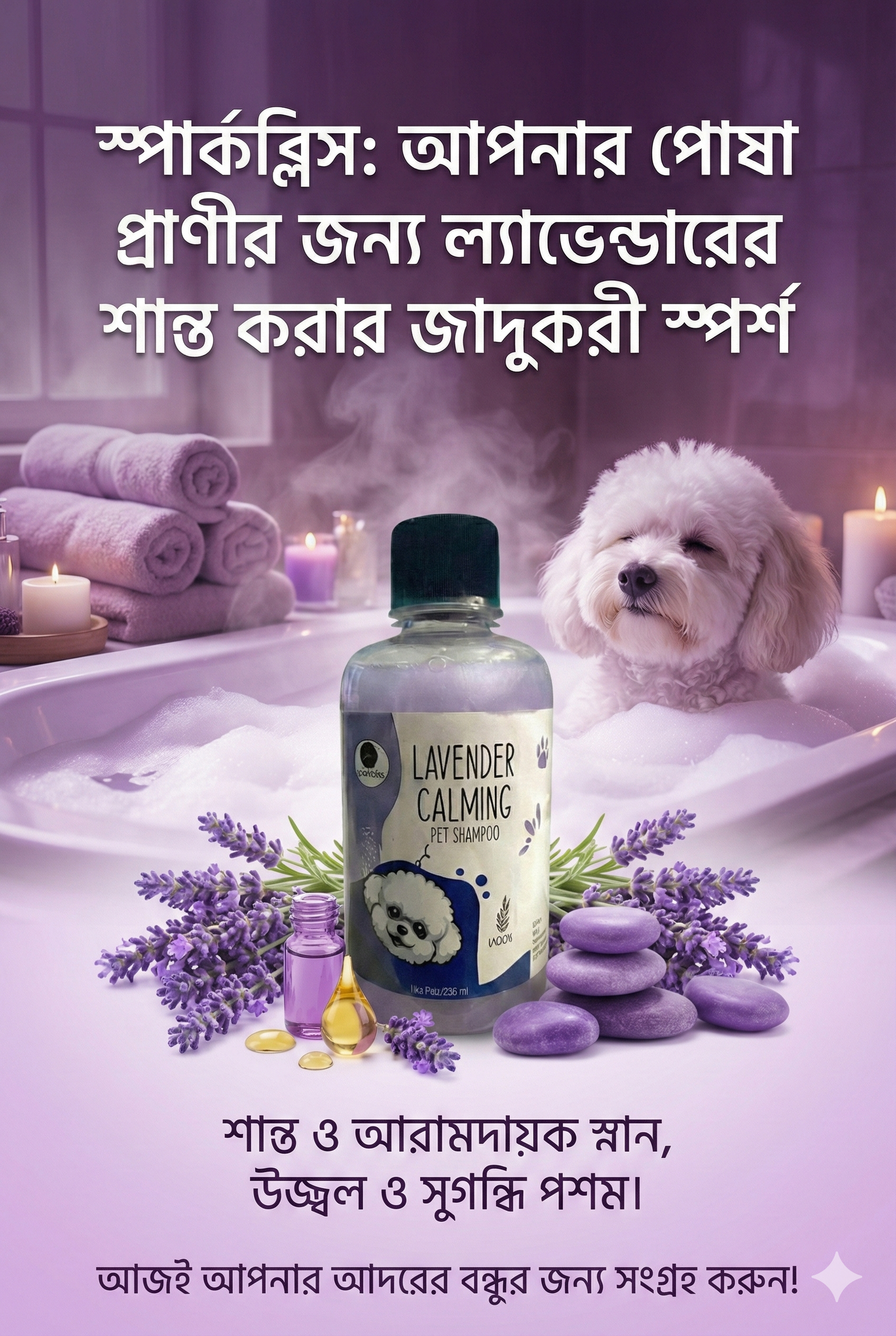 Online New Market Natural Pet Shampoo 250ml
